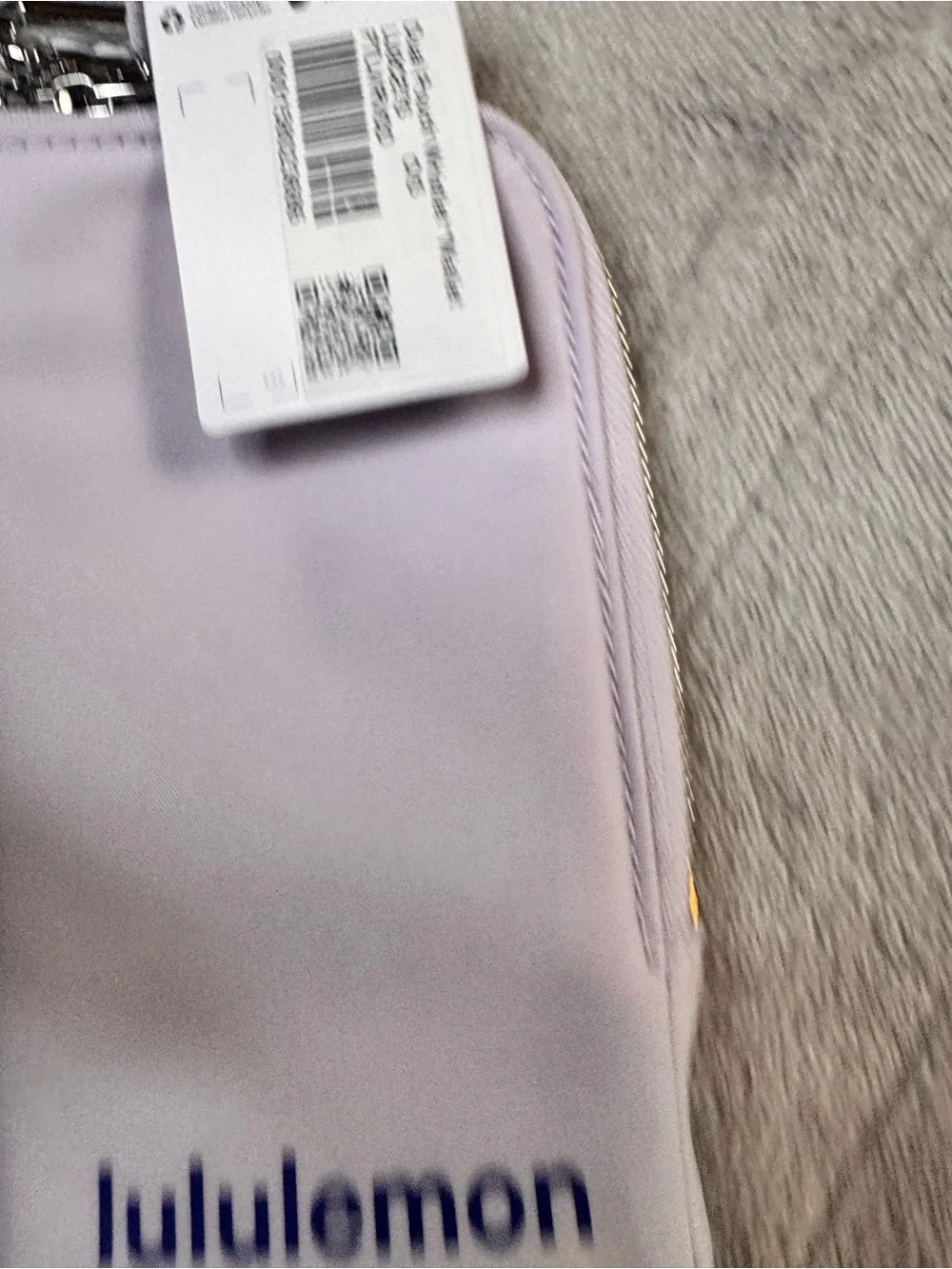 lululemon athletica Dual Pouch Wristlet in Light Lilac and Cobalt